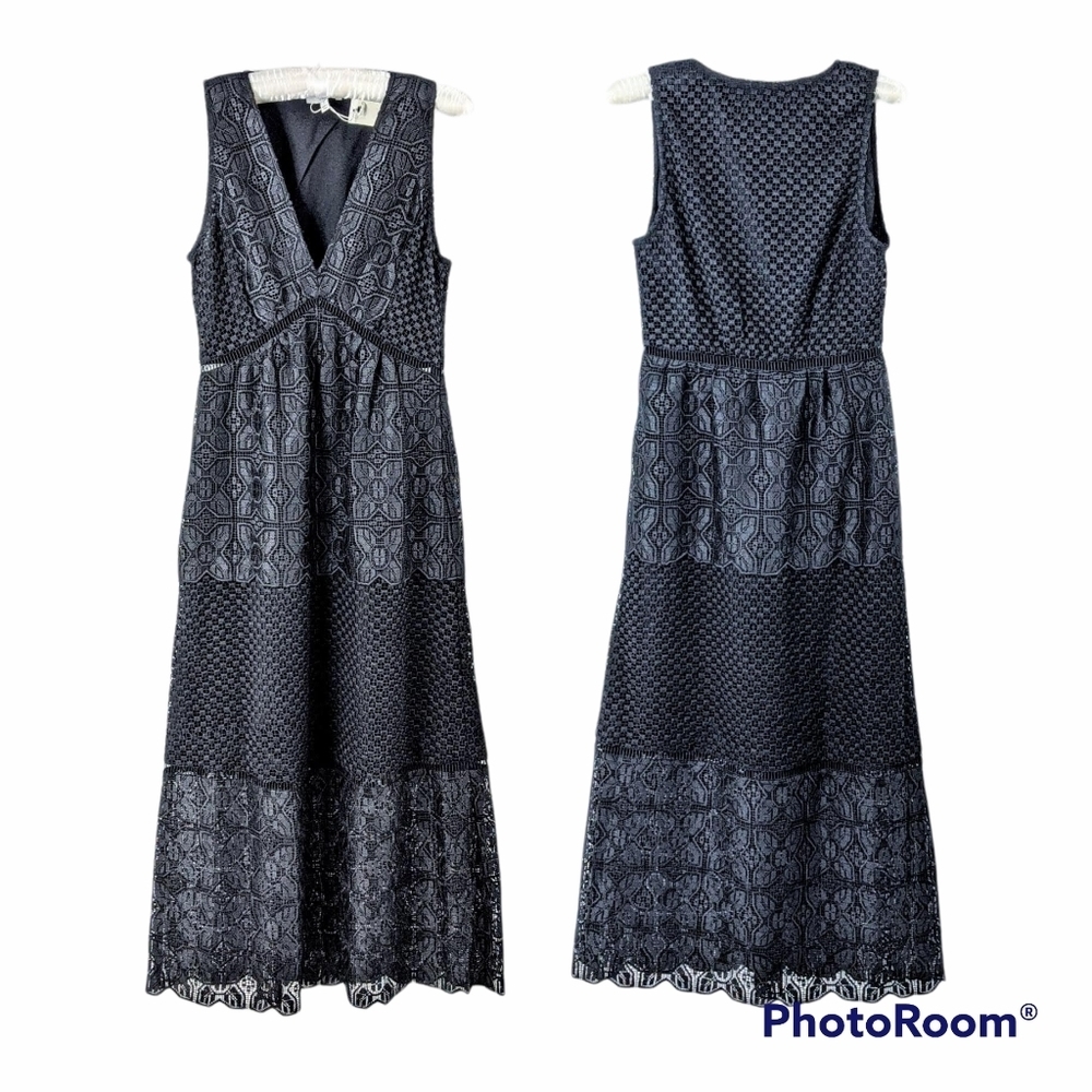 Joie Ardal Cutout Lace Sleeveless LBD Dress